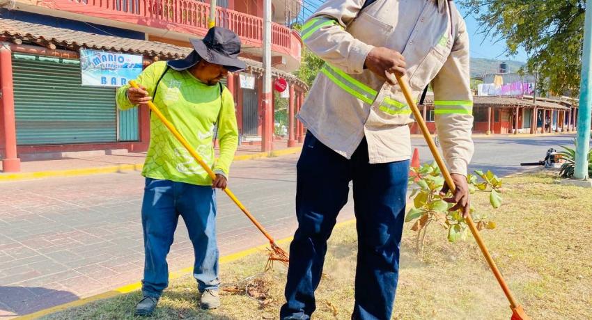 Servicios Públicos mantiene en óptimas condiciones las áreas verdes de la ciudad.
