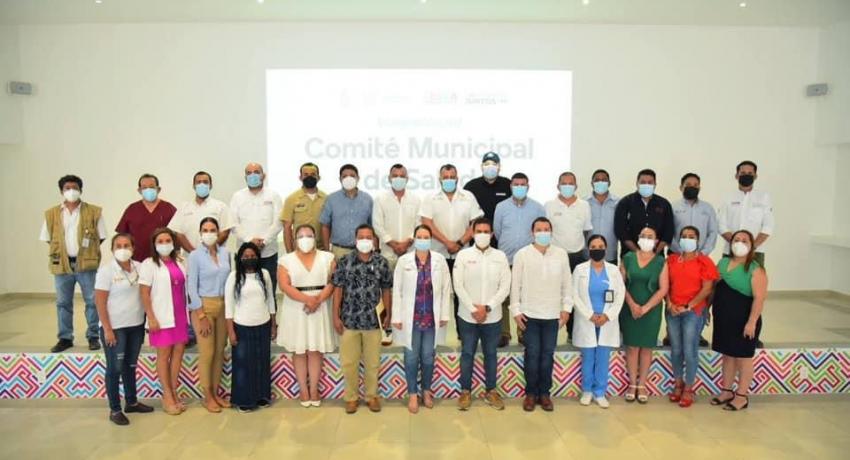 Alcalde Jorge Sánchez Allec encabeza acto de integración del Comité Municipal de Salud