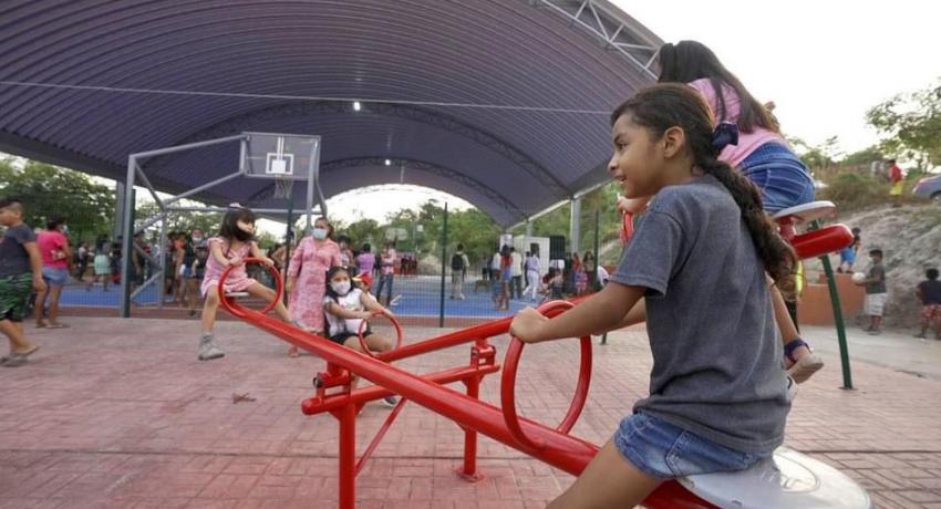 La colonia 6 de Enero tiene un nuevo rostro con obras realizadas por gobierno de Jorge Sánchez. 