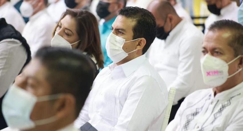 Alcalde Jorge Sánchez Allec asiste a Informe de 100 Días de Gobernadora Evelyn Salgado Pineda