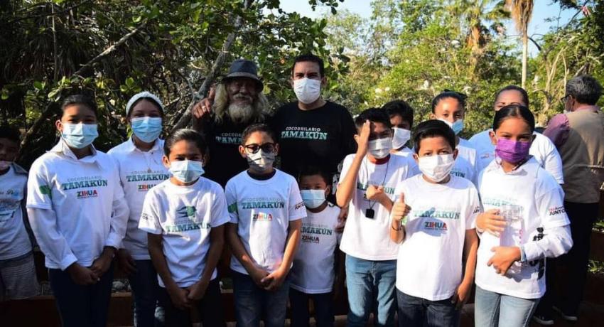 Presidente Jorge Sánchez inaugura Cocodrilario que llevaré por nombre “Tamakún”.