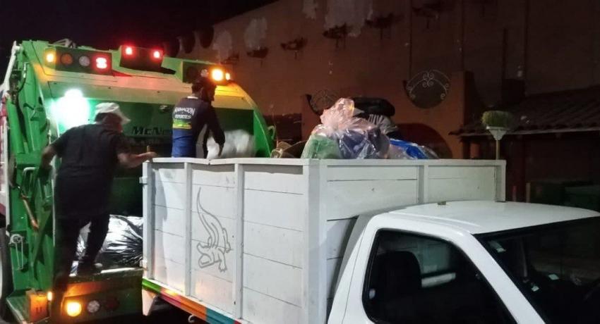 Servicios Públicos lleva a cabo la recolección de manera eficiente y puntual en estas vacaciones de Semana Santa. 