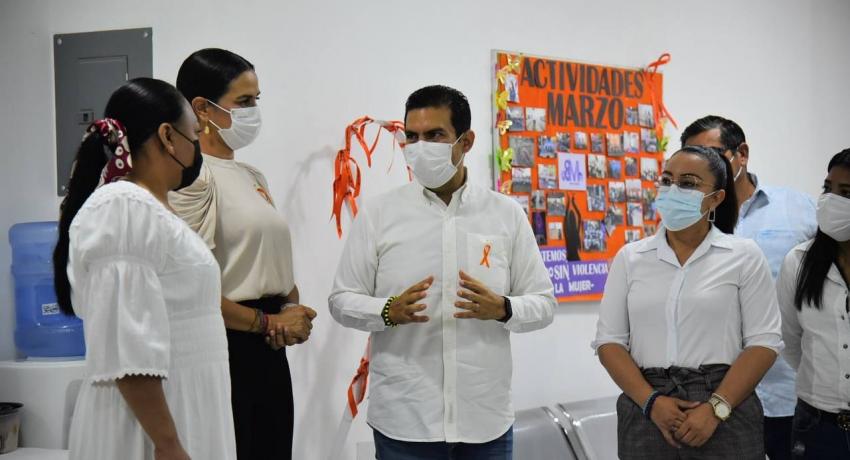 Presidente Jorge Sánchez Allec inaugura nuevas y funcionales oficinas de INMMUJER