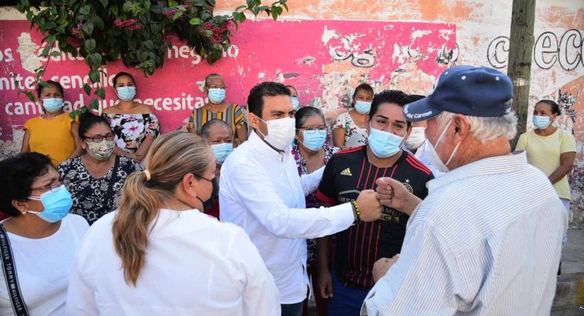 Alcalde Jorge Sánchez Allec pone en marcha pavimentación de calle Thalía en El Embalse
