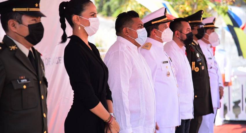 Gobierno de Jorge Sánchez presente en conmemoración de Gesta Heroica de la Defensa de Veracruz