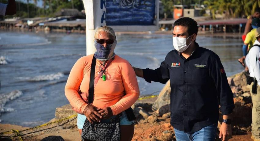 Presidente Jorge Sánchez Allec arranca obra de alto impacto en zona de playa Linda