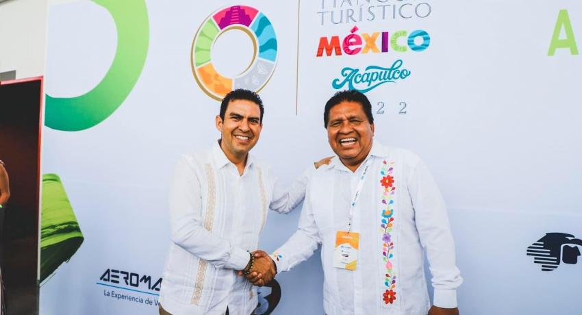 Jorge Sánchez presente en Tianguis Turístico en Acapulco 