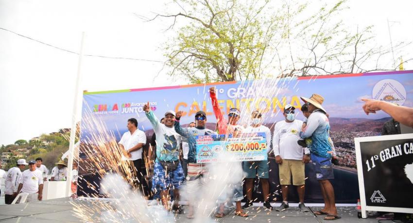 Con éxito se desarrolló torneo de pesca, La Gran Calentona en Zihua. 