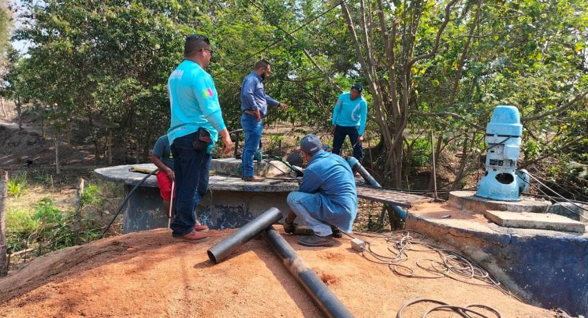 CAPAZ mejora suministro de agua a la colonia Aeropuerto