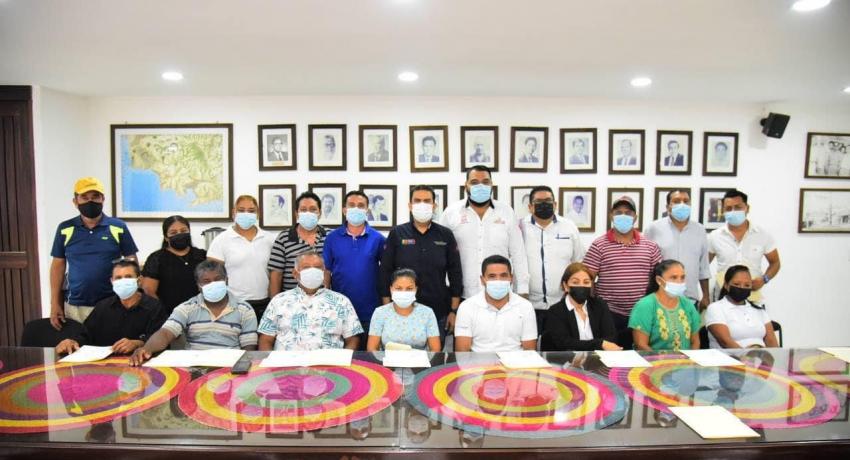 Presidente Jorge Sánchez Allec formaliza nombramientos de presidentes de colonias y delegados