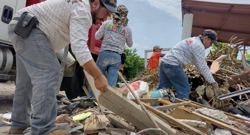 Servicios Públicos recolecta más de 60 toneladas de cacharros en diferentes colonias