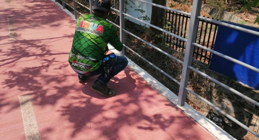 Servicios Públicos mejora imagen de diferentes espacios con trabajos de pintura