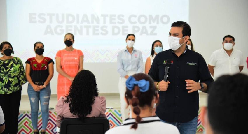 Educación, la mejor herramienta para construir la paz: Presidente Jorge Sánchez Allec 