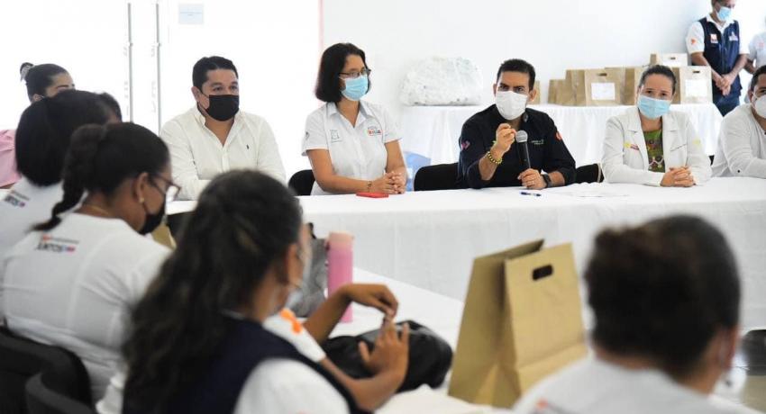 Presidente Jorge Sánchez Allec participa en apertura de capacitación sobre picadura de alacrán.