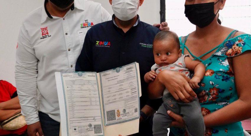 Presidente Jorge Sánchez Allec inaugura nuevas oficinas del Registro Civil de El Coacoyul