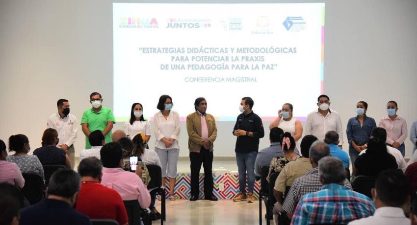 Presidente Jorge Sánchez Allec fortalece esfuerzos por consolidar cultura de paz en Zihuatanejo