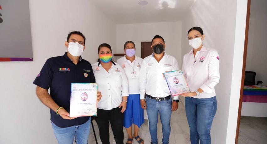 Presidente Jorge Sánchez Allec inaugura nuevas oficinas municipales que fueron dignificadas.