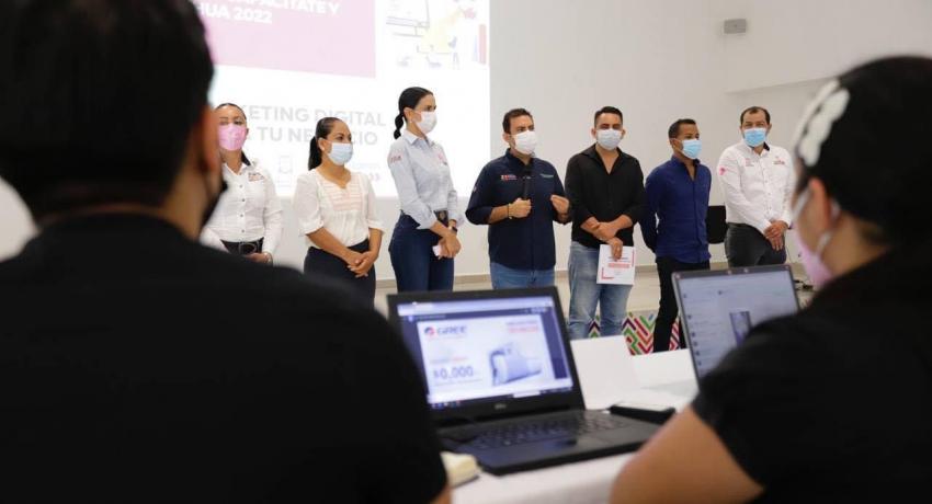 Gobierno de Jorge Sánchez Allec fortalece acciones a favor de emprendedores.