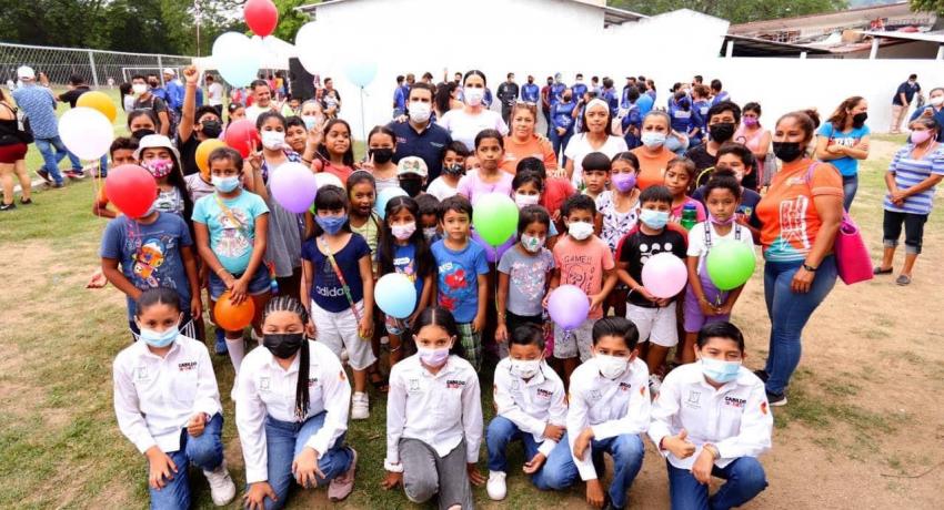 Presidente Jorge Sánchez, encabeza banderazo de arranque de Parque de los Niños y Niñas