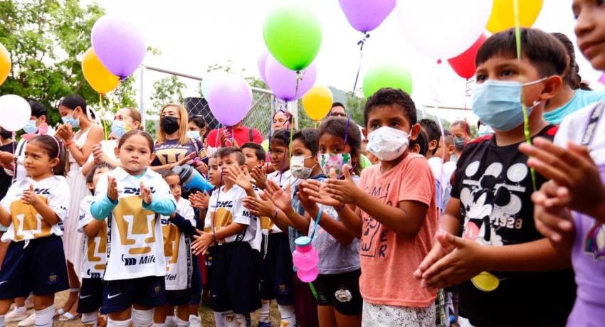 Presidente Jorge Sánchez, encabeza banderazo de arranque de Parque de los Niños y Niñas