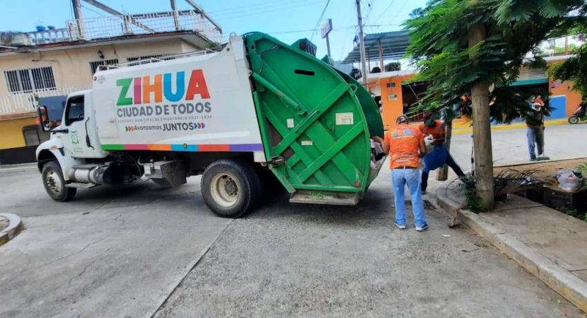 Gobierno de Zihuatanejo activa guardias ambientales para intensificar la limpieza de la ciudad. 