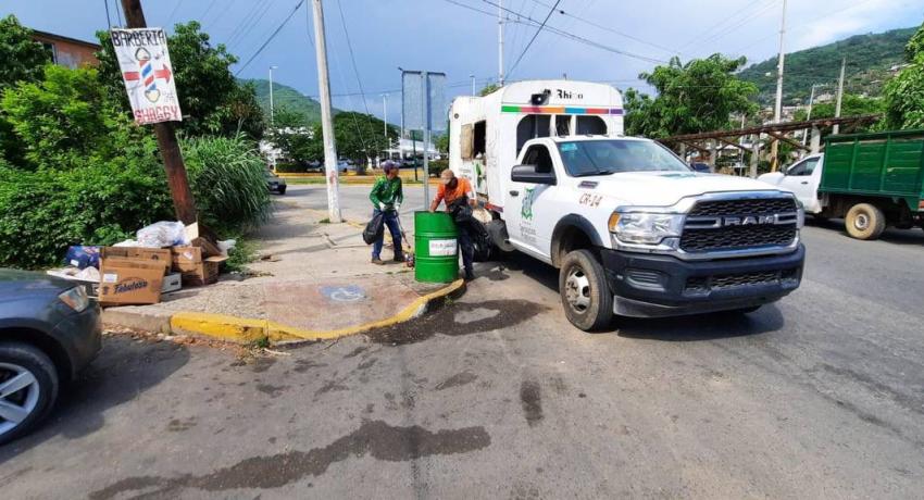 Gobierno de Zihuatanejo activa guardias ambientales para intensificar la limpieza de la ciudad. 