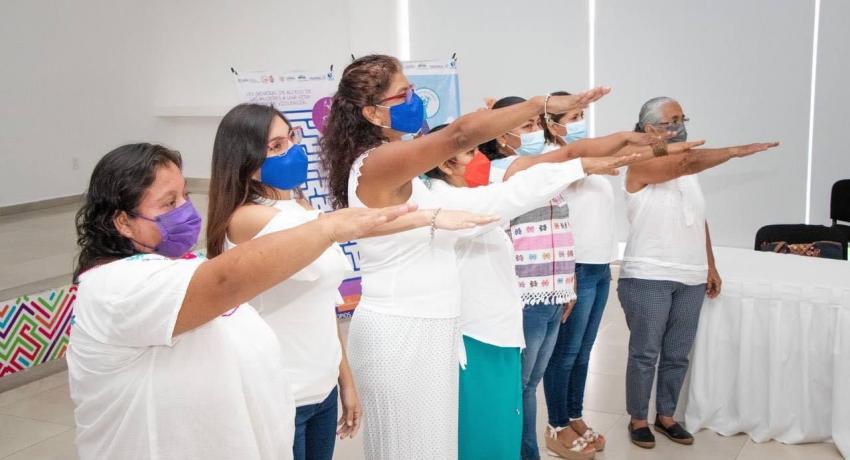 Presidente Jorge Sánchez Allec instala Red de Mujeres Constructoras de Paz en Zihuatanejo