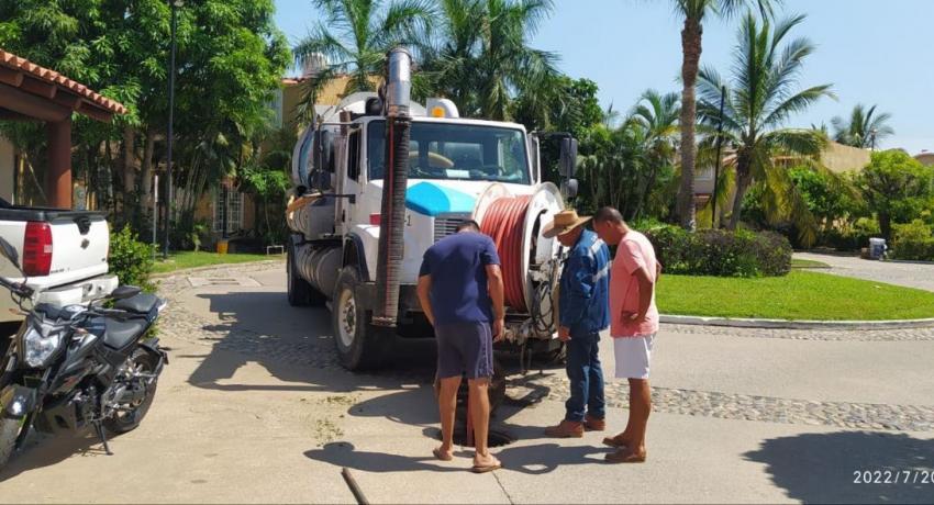 Operación de redes sanitarias al 100: CAPAZ