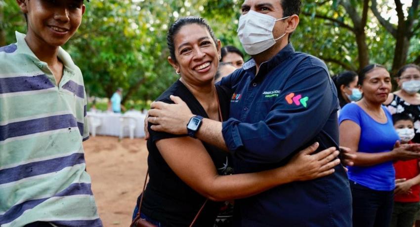 Presidente Jorge Sánchez cumple con inicio de construcción de puente-vado en El Zarco