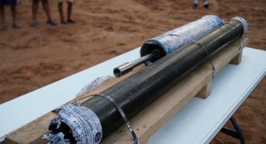 Presidente Jorge Sánchez cumple con inicio de construcción de puente-vado en El Zarco