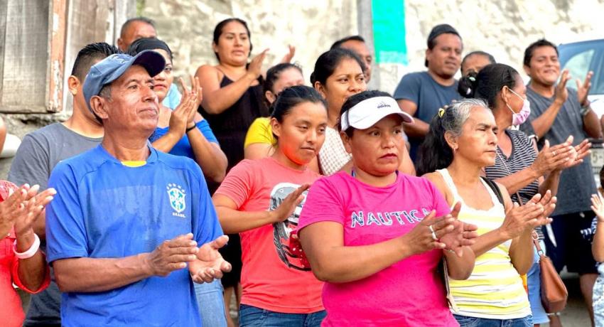 Presidente Jorge Sánchez Allec da inicio a ampliación de red de agua potable en Ampliación Buenos Aires