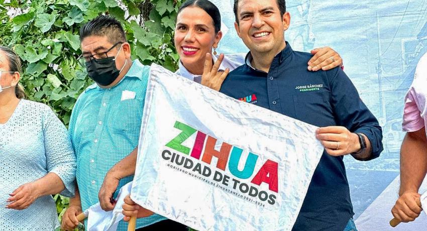 Presidente Jorge Sánchez Allec da inicio a ampliación de red de agua potable en Ampliación Buenos Aires