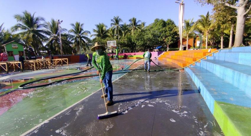 Gobierno municipal redobla esfuerzos en temporada vacacional. 