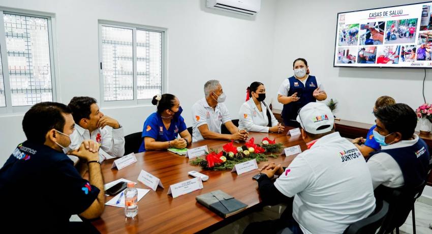 Presidente Jorge Sánchez Allec reconoce trabajo de Salud municipal en beneficio de la población *Se superaron metas establecidas en el 2022, se destaca en informe de resultados.
