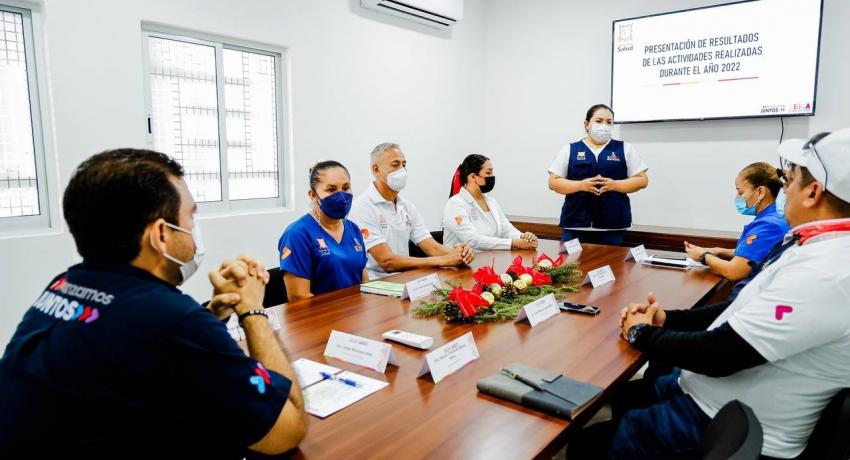 Presidente Jorge Sánchez Allec reconoce trabajo de Salud municipal en beneficio de la población *Se superaron metas establecidas en el 2022, se destaca en informe de resultados.