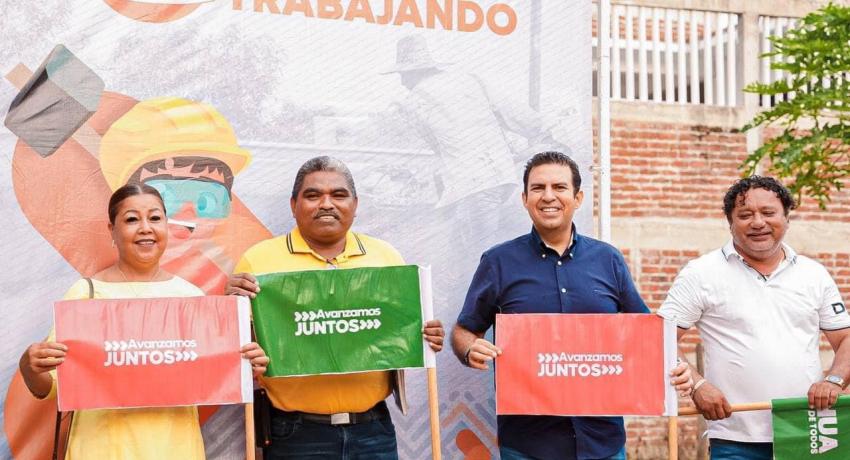 Gobierno de Jorge Sánchez inicia construcción de sistema de agua potable en colonia La  Carrerita de El Coacoyul