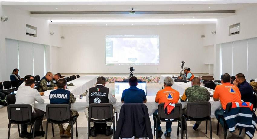 Gobierno de Zihuatanejo se mantuvo atento y preparado ante la Tormenta Tropical MAX