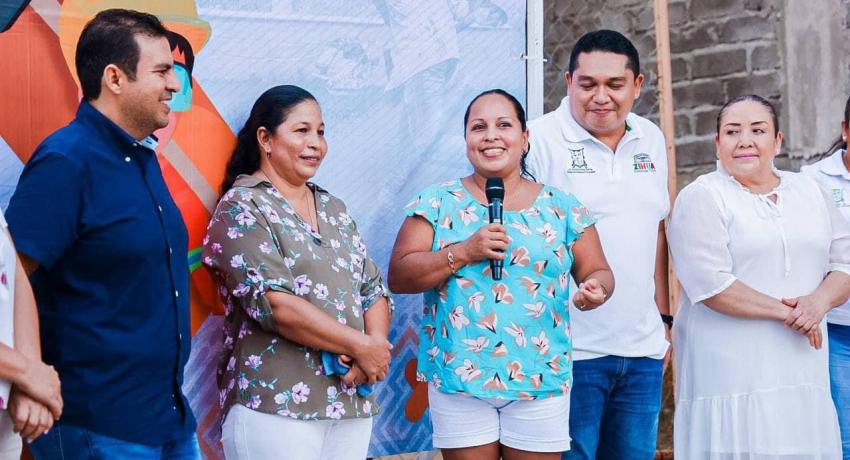 Presidente Jorge Sánchez Allec pone en marcha construcción de parque público en Col. 16 de Mayo