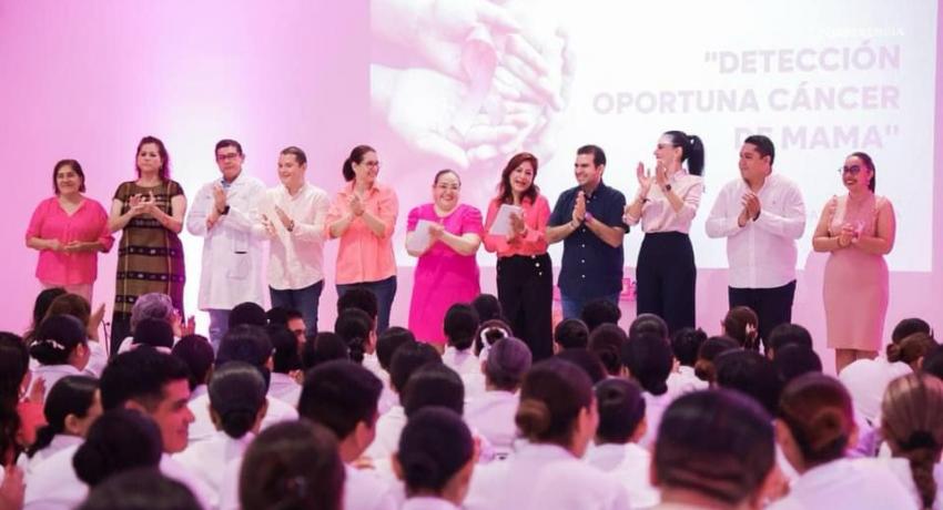 Jorge Sánchez Allec y  Lizette Tapia Castro llaman a fortalecer cultura de prevención contra cáncer de mama