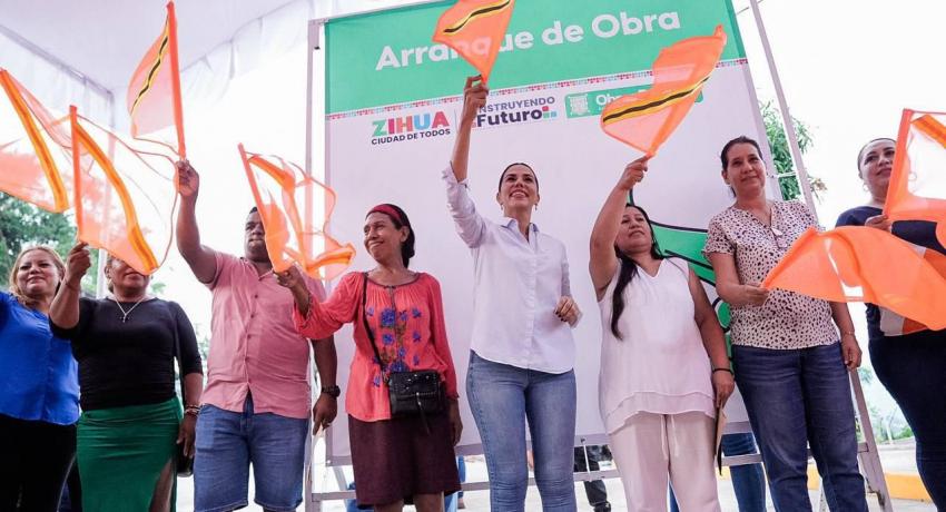 Primer día en el cargo y primer arranque de obra de la nueva administración.