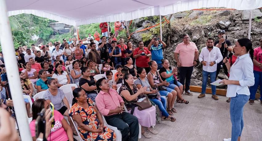 Primer día en el cargo y primer arranque de obra de la nueva administración.