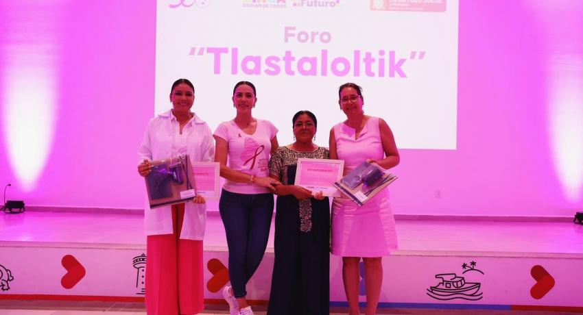 Encabeza Lizette Tapia Castro actividades del mes rosa.