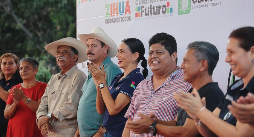 Entrega Lizette Tapia Castro espacio público y deportivo en el Fraccionamiento Ayocuan