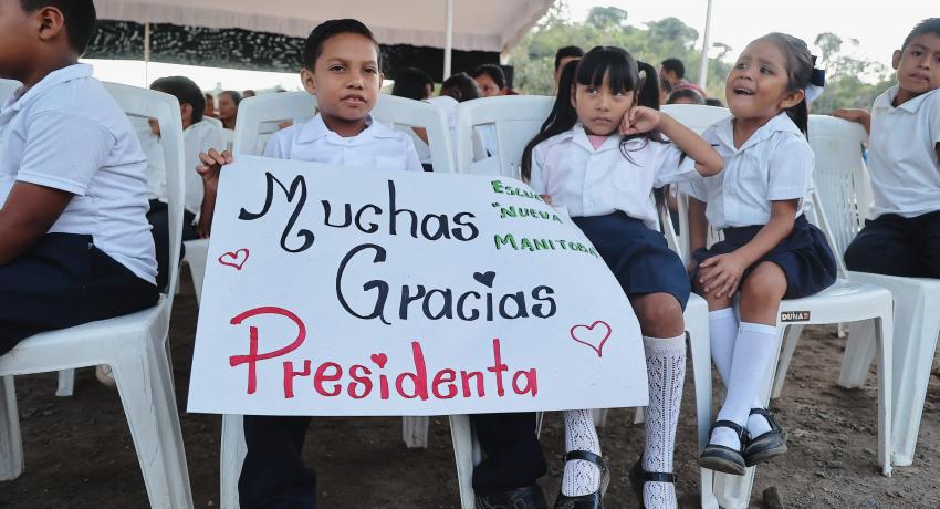 La escuela Nueva Manitoba en México será beneficiada con una importante obra.