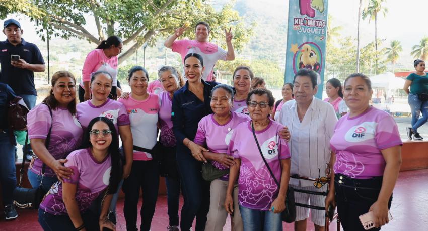 Kilómetro del Juguete, acciones que unen familias