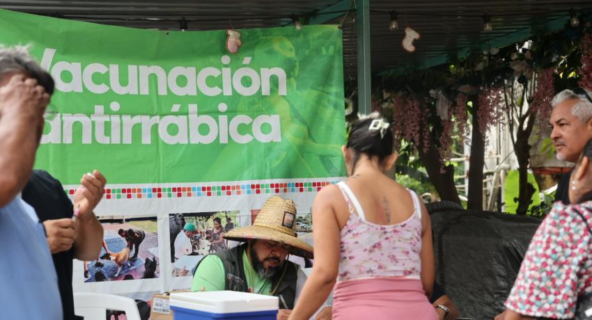 Personal del Centro de Bienestar Animal realizó campaña de vacunación antirrábica.
