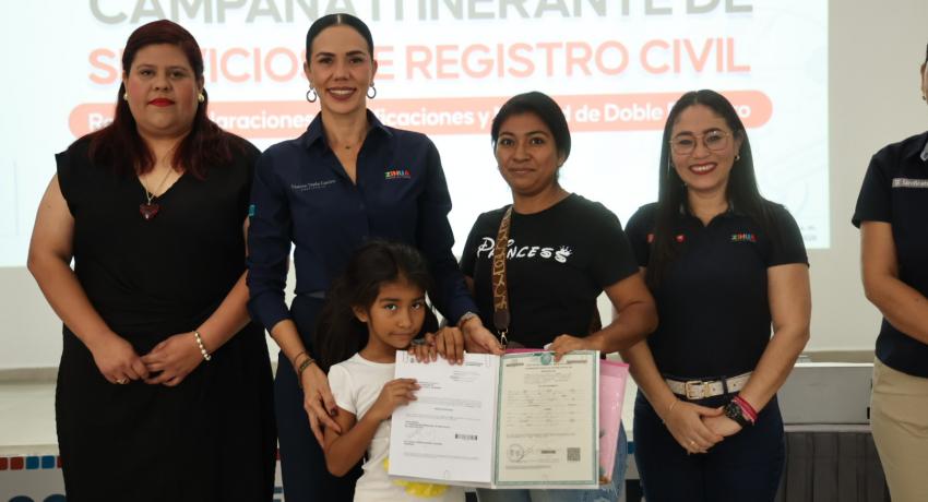Gobierno de Zihuatanejo trae nueva campaña del Registro Civil en beneficio de decenas de personas.