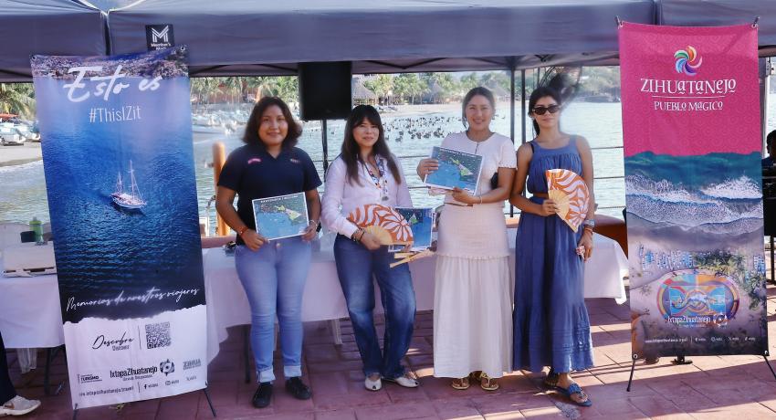 Llega a Zihuatanejo el primer crucero del año e inicia con éxito la actividad de este sector del turismo.