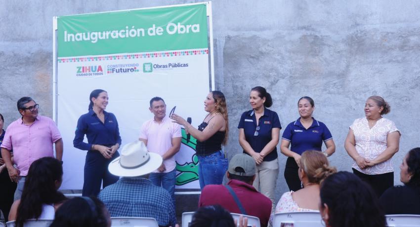 El municipio se fortalece con la obra pública.