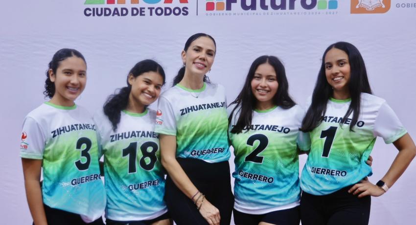 El gobierno municipal entrega uniformes a representantes deportivos  La presidenta municipal de Zihuatanejo, Lizette Tapia Castro, entregó uniformes a la delegación de voleibol que participará en la Olimpiada Nacional CONADE 2026.  La tarde de hoy jueves, en un acto realizado en la Unidad Deportiva, la alcaldesa Tapia Castro entregó uniformes a los deportistas de Zihuatanejo, previo a su participación en la etapa estatal de voleibol de sala, que tendrá como sede el municipio de Iguala de la Independencia, G